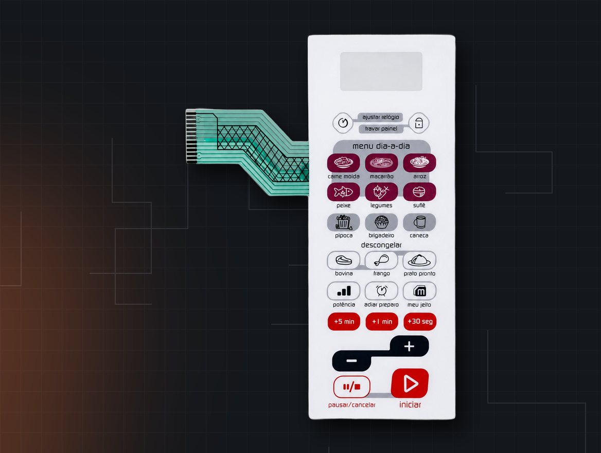 Membrana teclado para micro-ondas BMS45